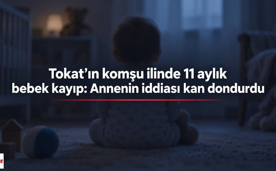 Tokat’ın komşu ilinde 11 aylık bebek kayıp: Annenin iddiası kan dondurdu