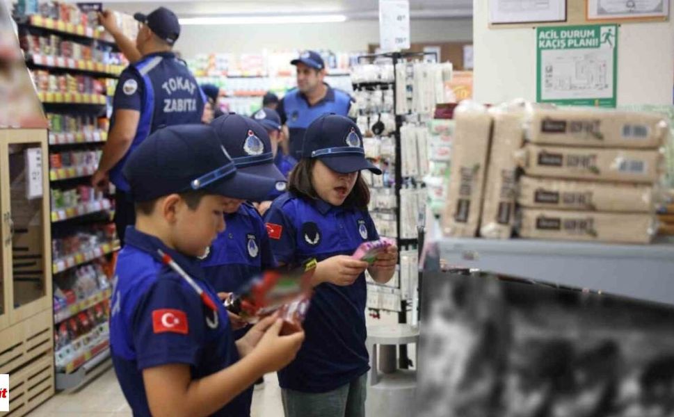 Tokat'ta minik zabıtalar denetim yaptı