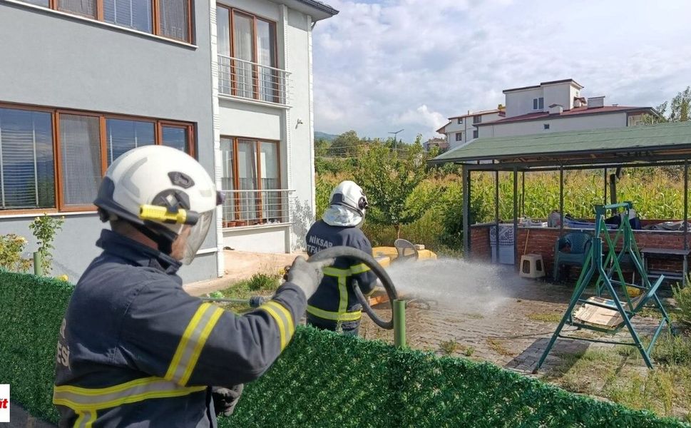 Niksar’da Facianın Eşiğinden Dönüldü Piknik Tüpü Son Anda Söndürüldü