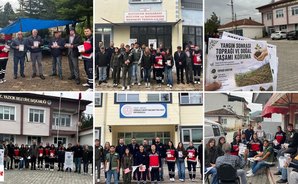 Niksar’da Üniversitelilerden Çevre Farkındalığı Çalışması