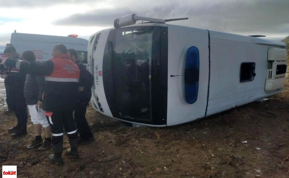 Ankara’ya giderken devrildi! Cezaevi nakil aracında 7 yaralı