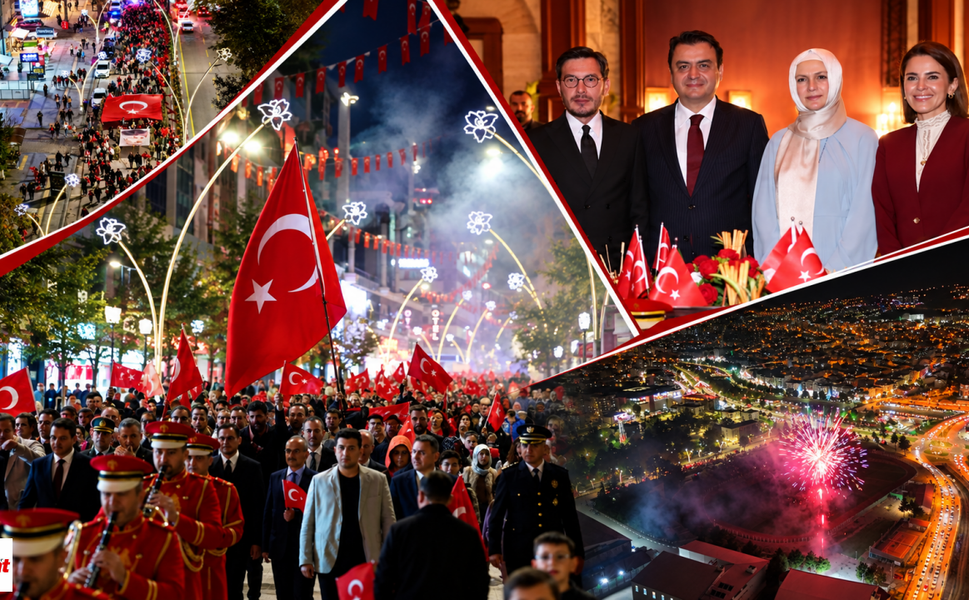 Tokat’ta Cumhuriyet Coşkusu Geceye Taşındı