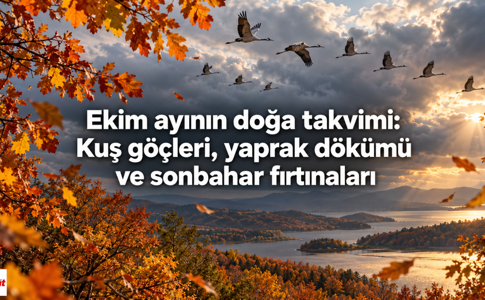 Ekim ayının doğa takvimi: Kuş göçleri, yaprak dökümü ve sonbahar fırtınaları