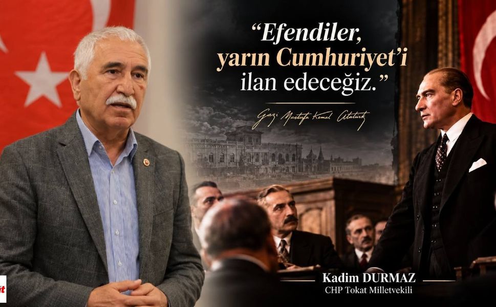 Milletvekili Durmaz: “Cumhuriyet, bir gecenin değil, yılların mücadelesinin eseridir”