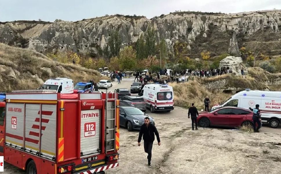 Kapadokya'da facia! Peribacası çöktü, 2 kişi hayatını kaybetti