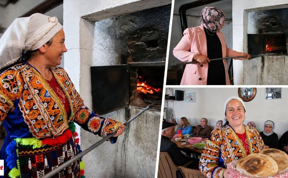 Tokat’ta Köy Fırınında Ekmek de Pişiyor, Dertler de Paylaşılıyor