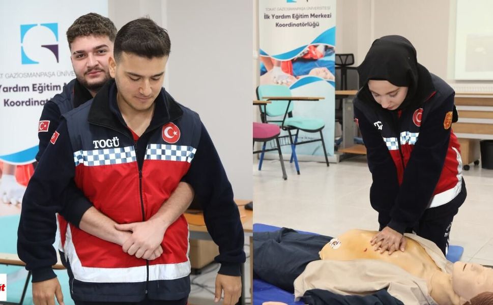 TOGÜ’de öğrenci ve personele hayat kurtaran eğitim