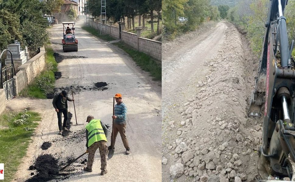 Tokat’ın İki İlçesinde Çalışmalar Hızlandı! Köy Yolları Yenileniyor