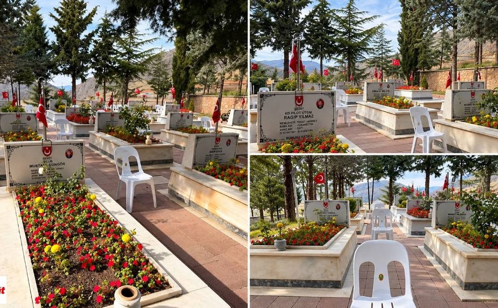 Tokat’ta Erenler Şehitliği’nde Kabirler Yenilendi