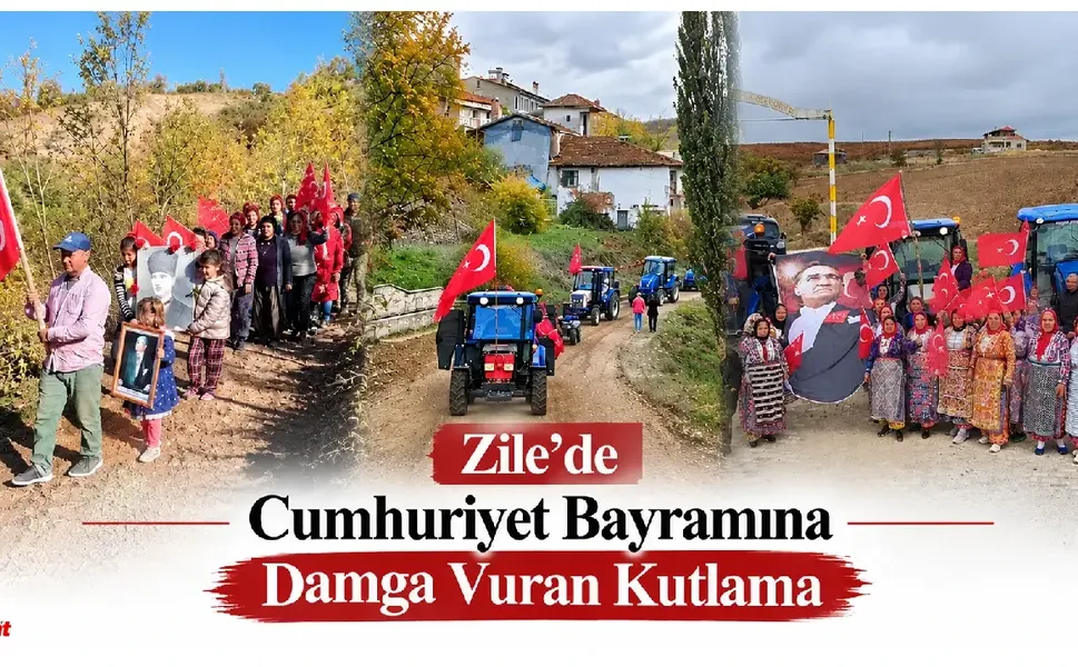 Tokat’ın Bu Köyünde Cumhuriyet Bayramı Böyle Kutlandı! Görüntüler Beğeni Topladı