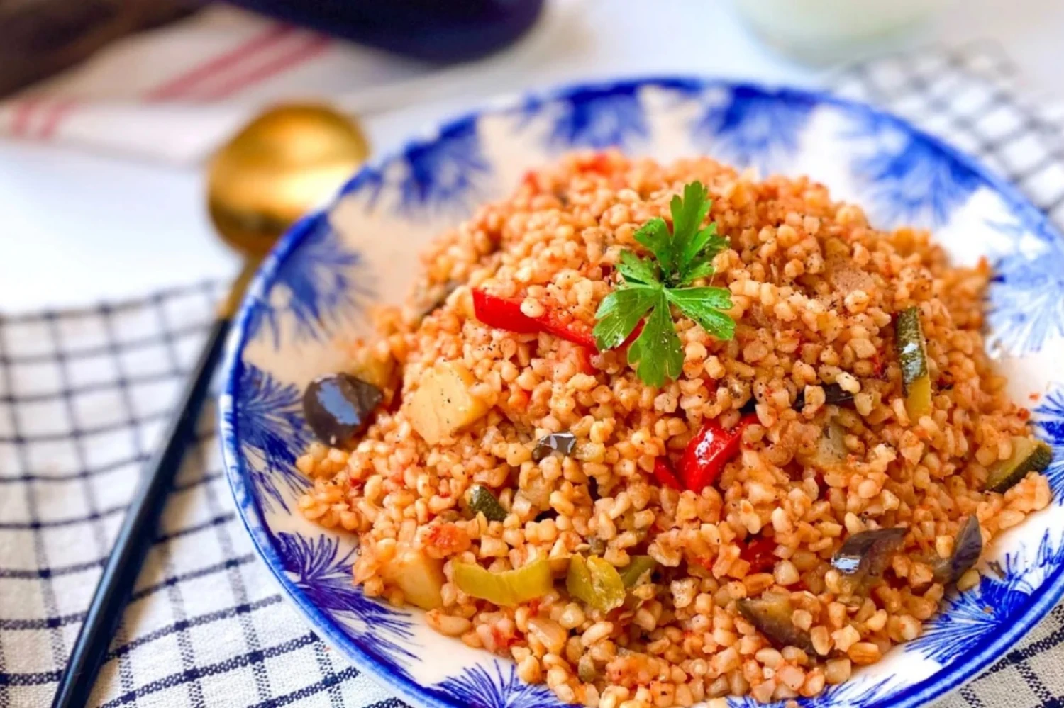 Sebzeli Bulgur Pilavı Tokathaber