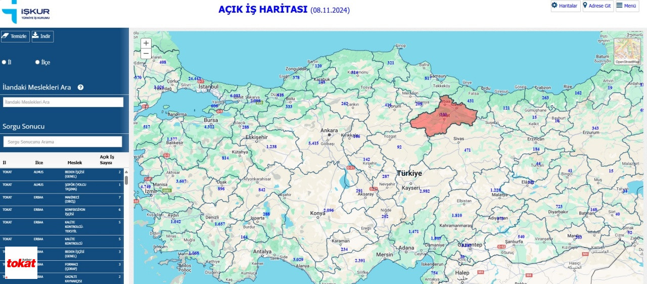 Işkur Tokat Personel1