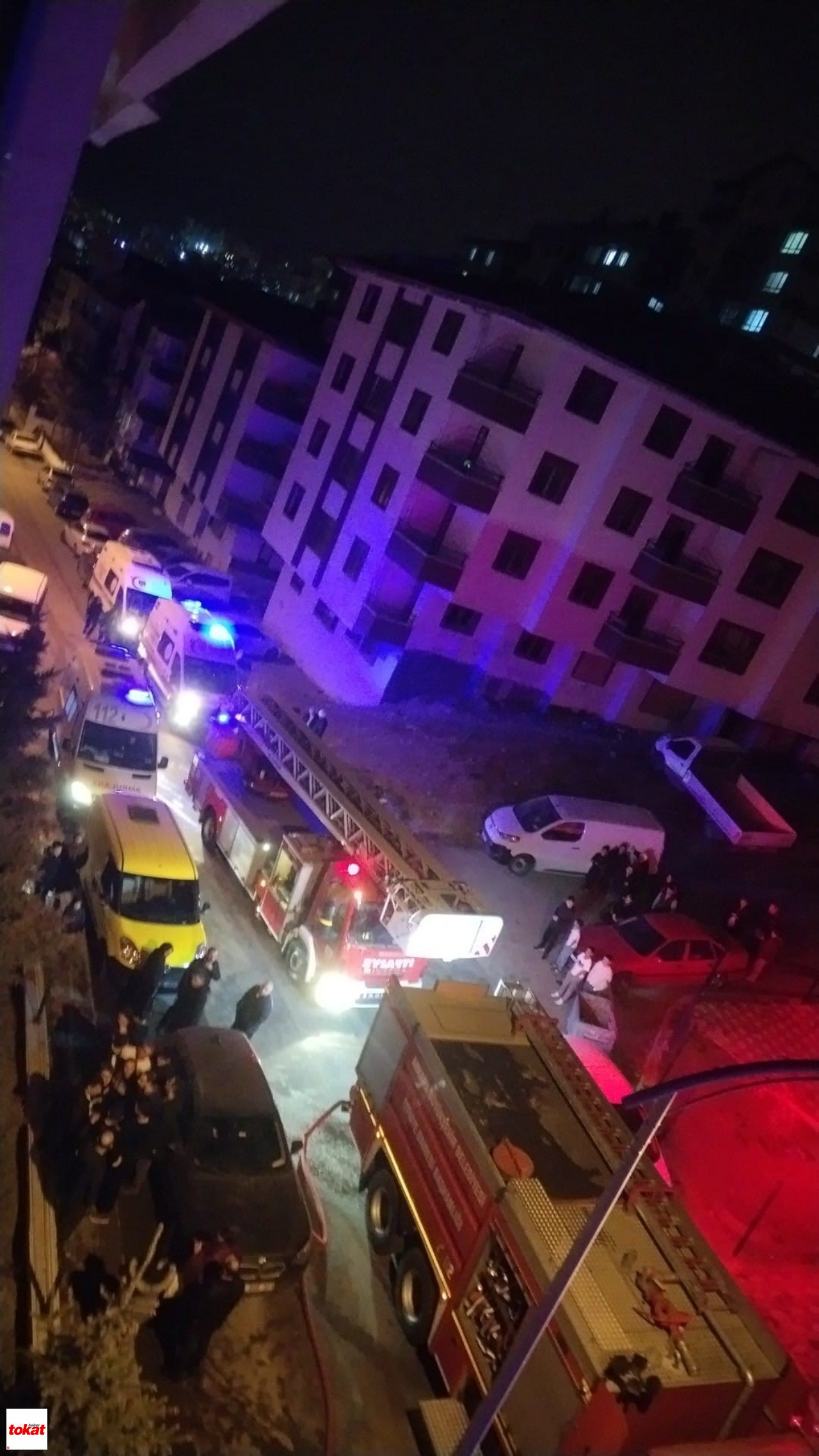 5 Katlı Bina Yangın1