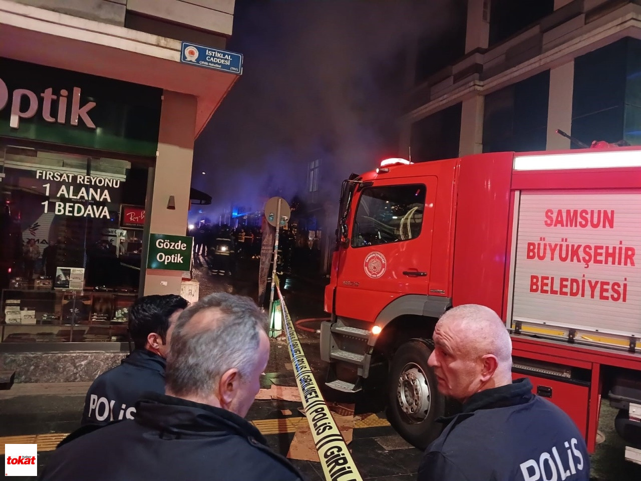 Çiçekçi Dükkanı Yangın1