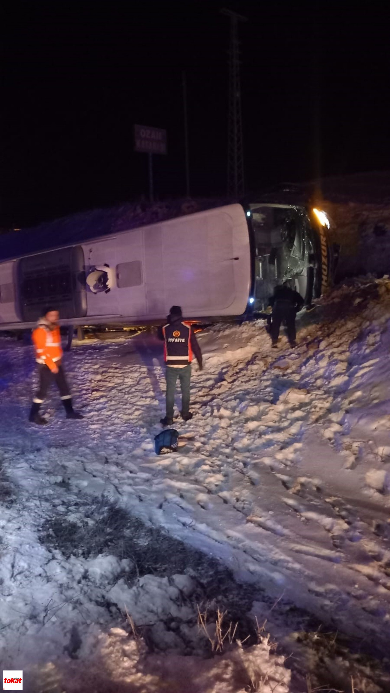 Otobüs Kazasında Yaşanan Panik Kamerada5
