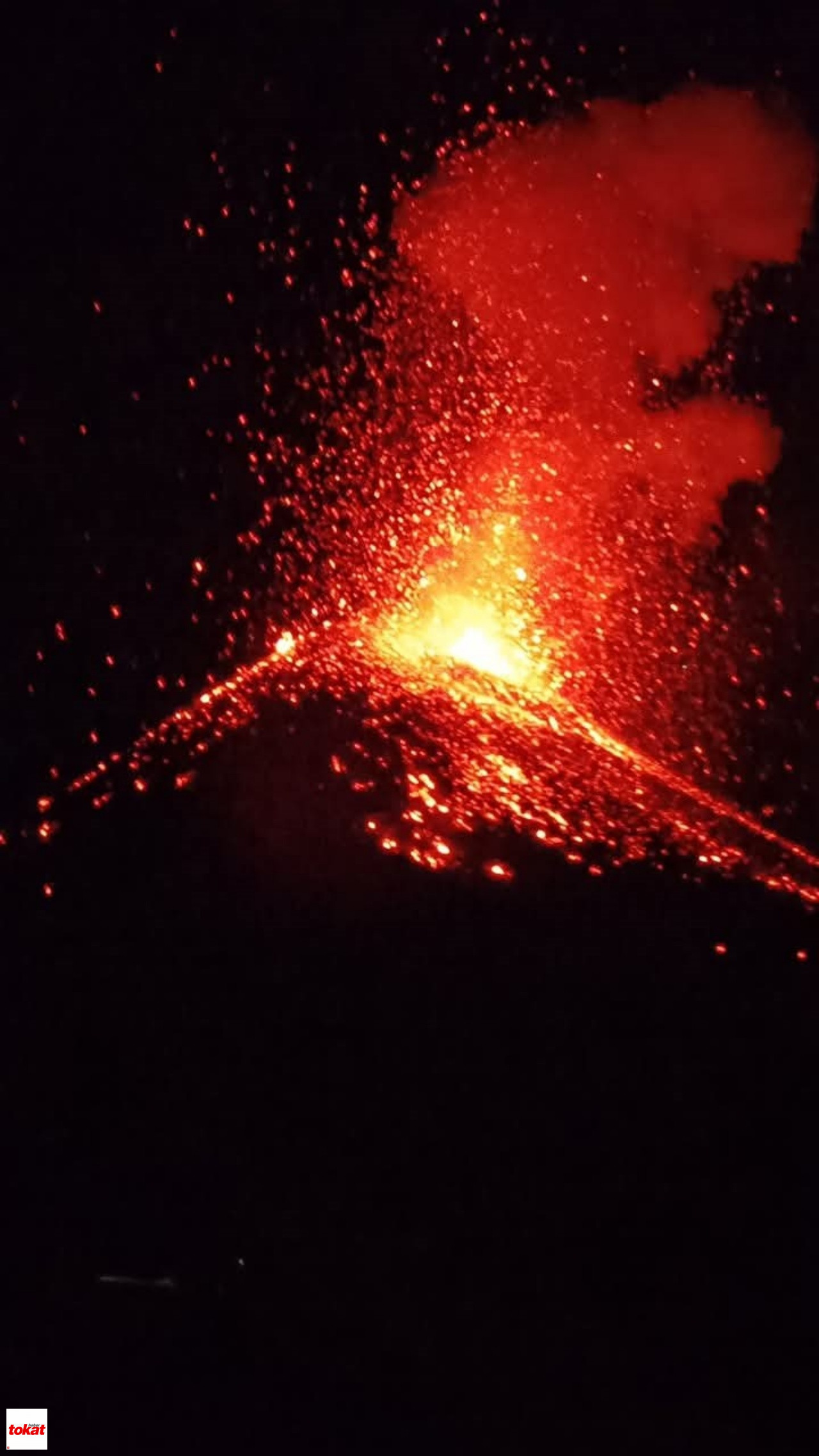 Guatemala'daki Fuego Yanardağı’nda Patlama Meydana Geldi4