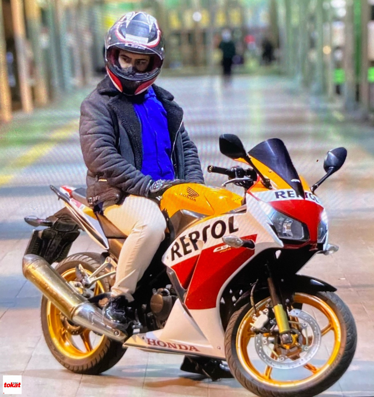 Kontrolden Çıkan Motosiklet Ağaca Çarptı2