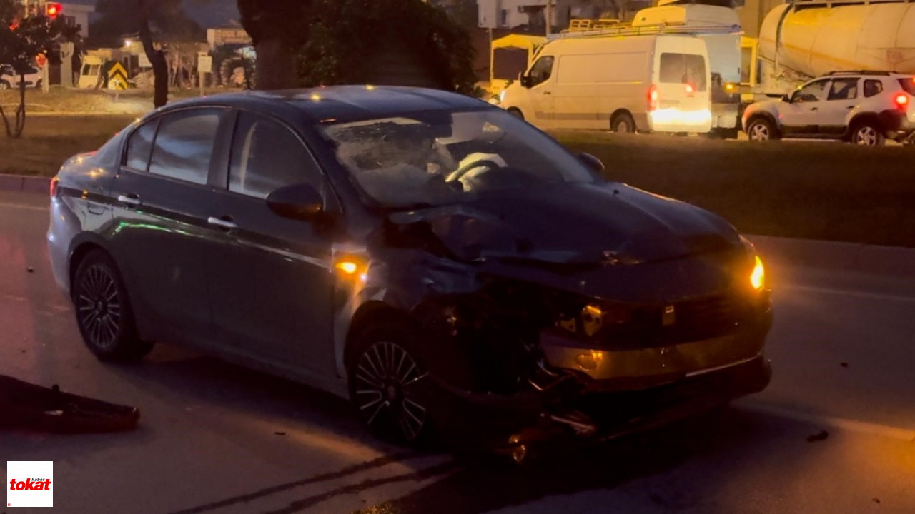 Otomobille Motosiklet Çarpıştı 1 Ölü6