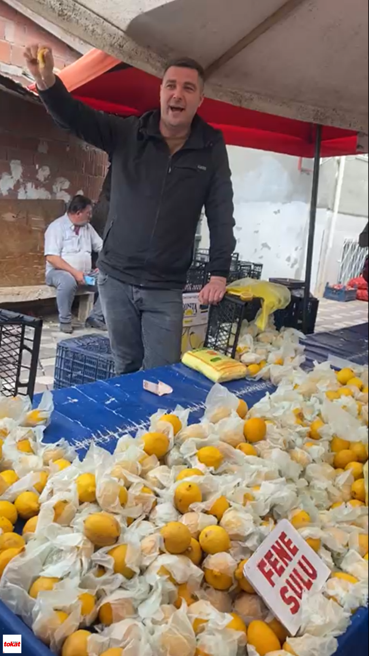 Tokat Pazarı Limon Satıcısı
