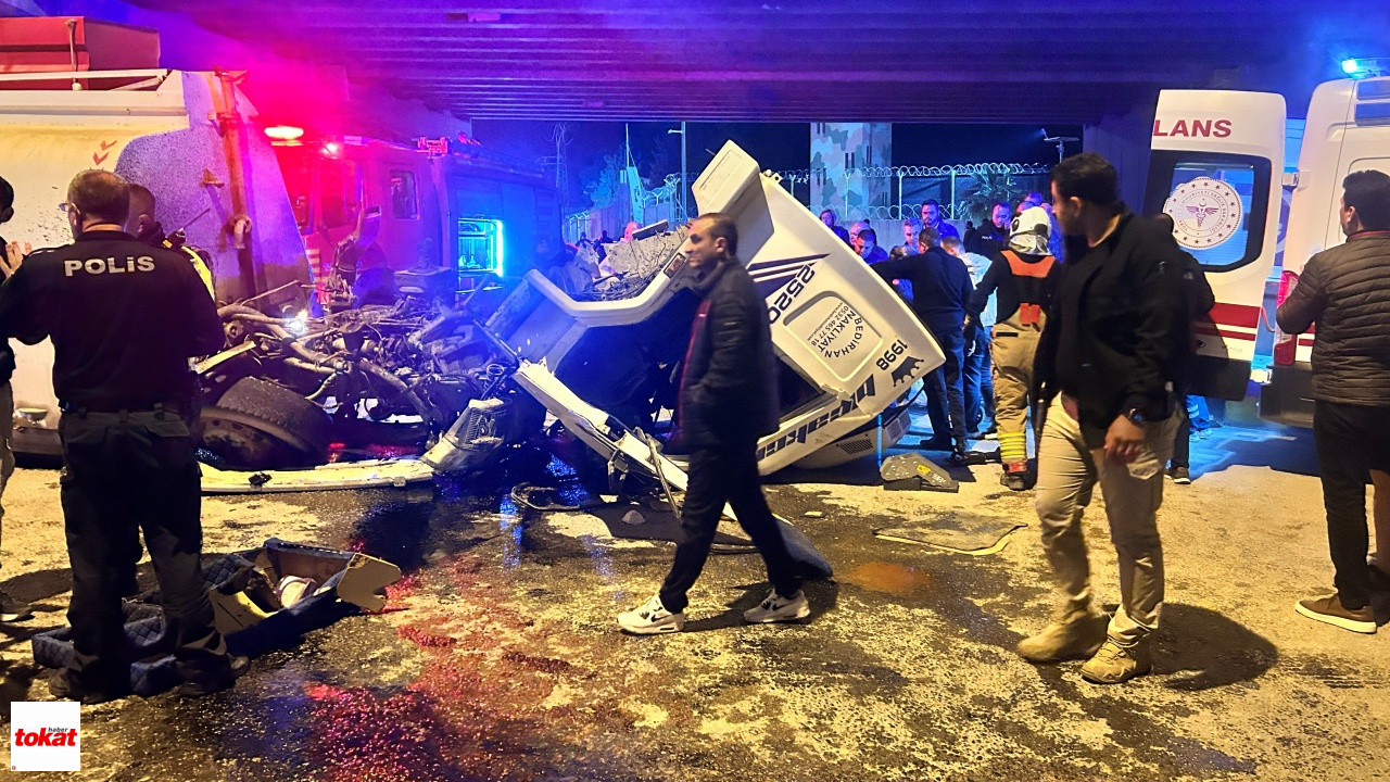 Fren Arızası Meydana Gelen Arazöz Dehşeti Yaşattı 1 Ölü, 1 Ağır Yaralı1