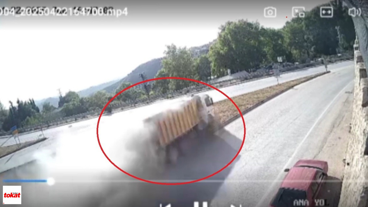 Freni Patlayan Hafriyat Kamyonunun Facia Öncesi Tozu Dumana Kattığı Anlar Kamerada