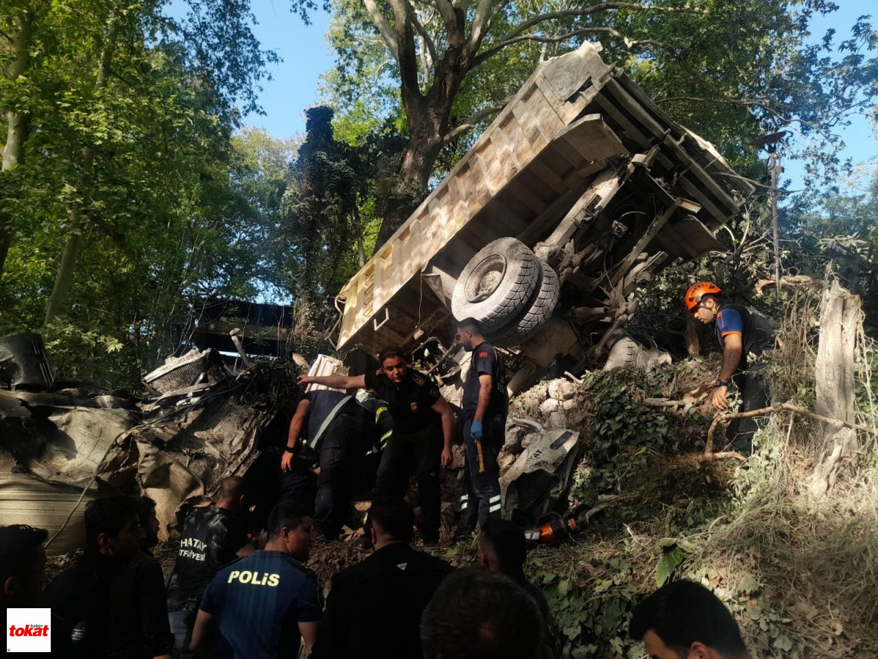 Freni Patlayan Hafriyat Kamyonunun Facia Öncesi Tozu Dumana Kattığı Anlar Kamerada6