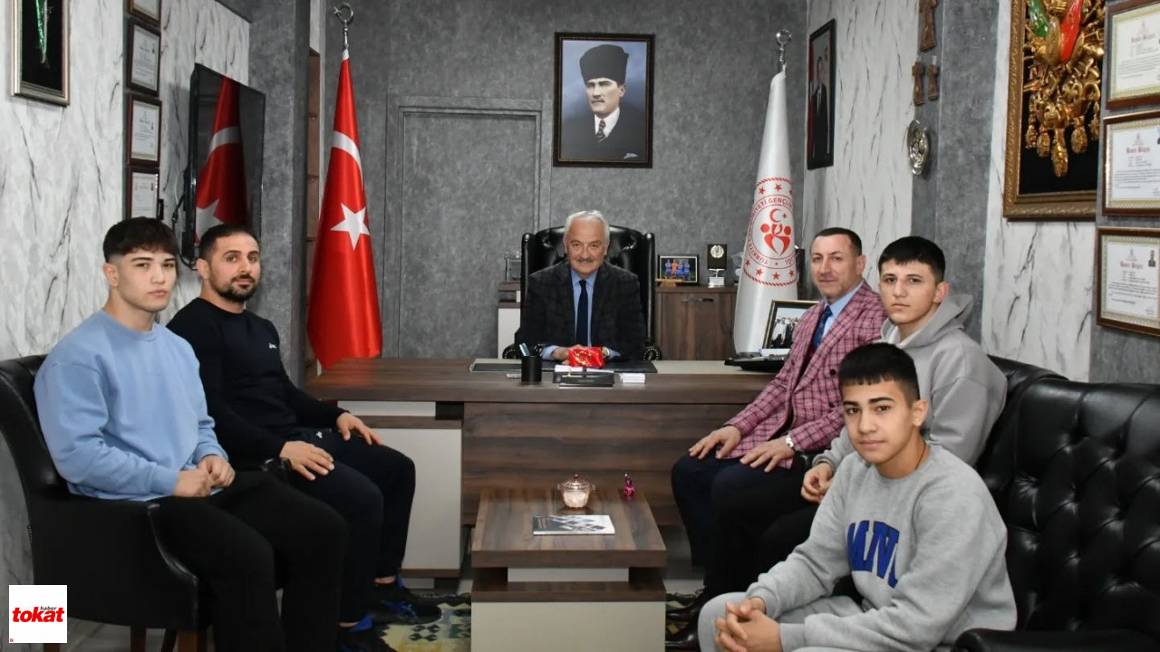 Tokat’ın Gururu Güreşçiler Altınla Ödüllendirildi