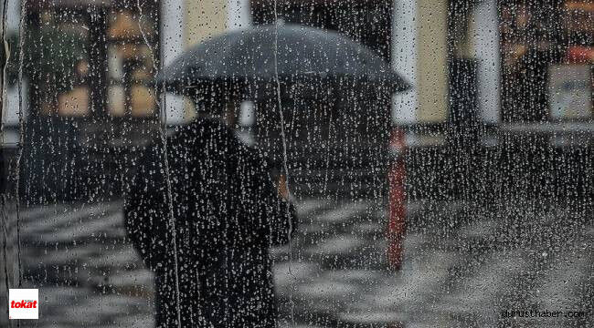 Tokat'ı kara bulutlar kapladı, sağanak yağış geliyor