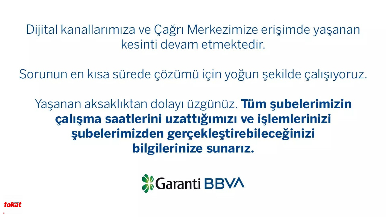 Garanti Mobil Çöktü1