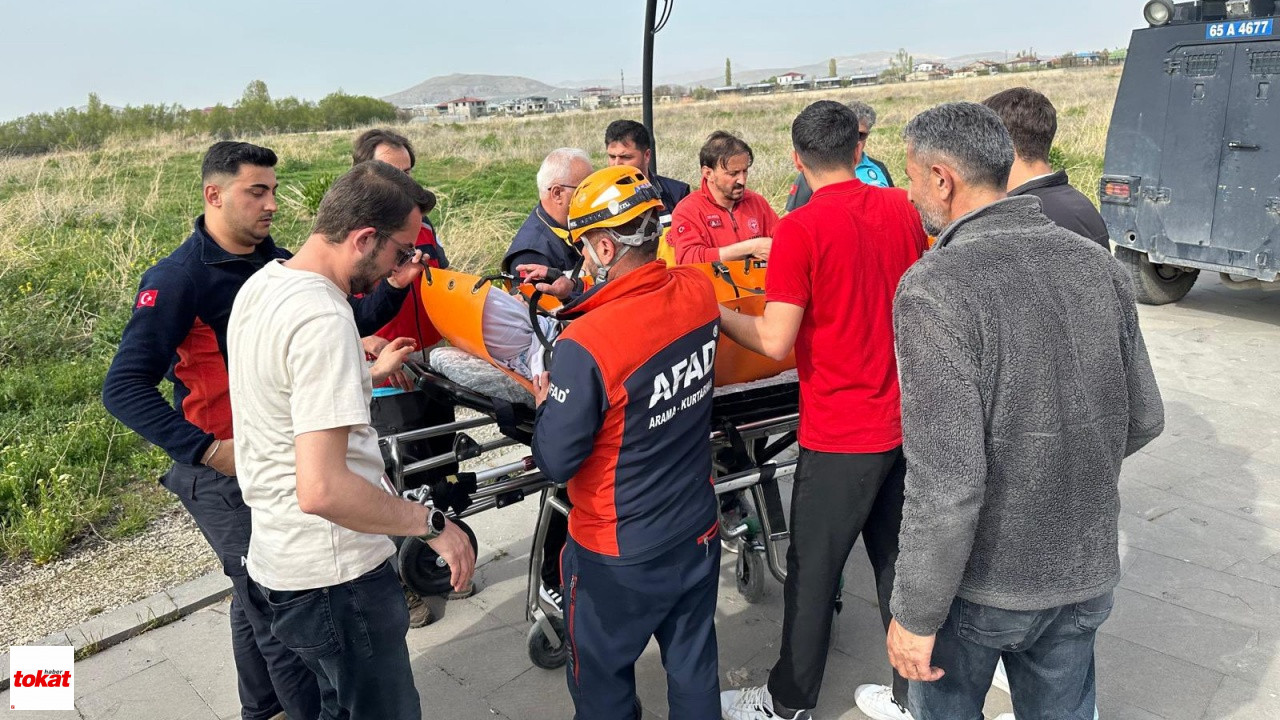 Kaleden Düşen Yaşlı Kadın Kurtarıldı3