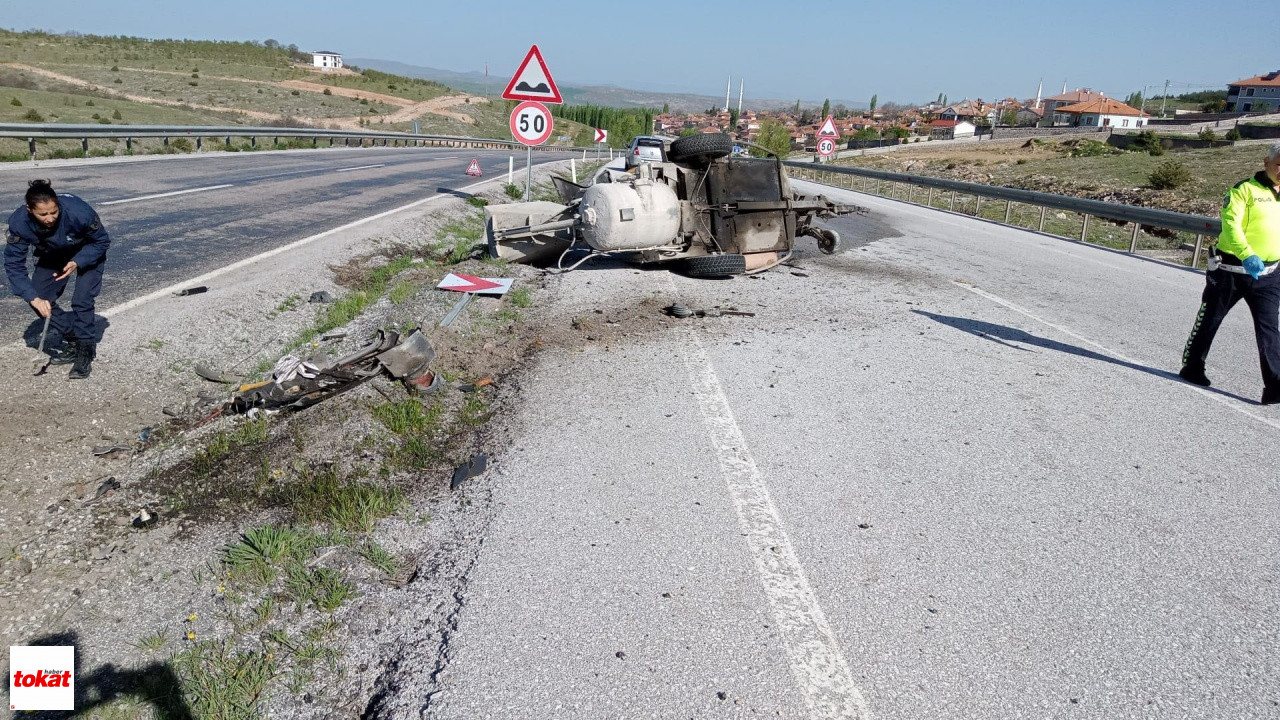 Tokat Plakalı Minibüs Yozgat'ta Takla Attı Attı 1 Ölü, 2 Yaralı1