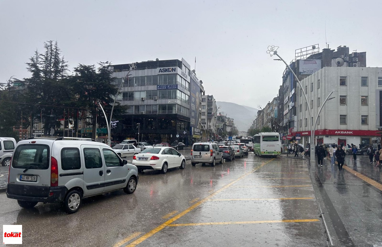 Tokat Trafik Yağmur (4)