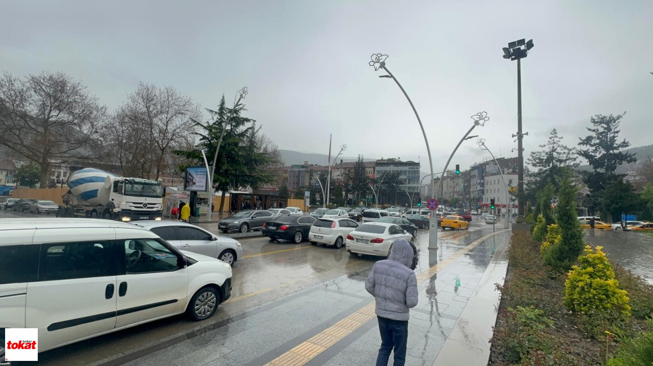 Tokat Trafik Yağmur (5)