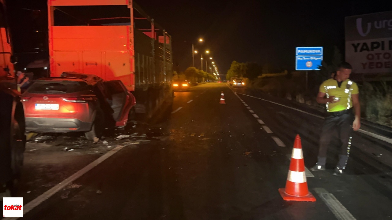 Cip, Kamyona Ok Gibi Saplandı 1 Ölü4