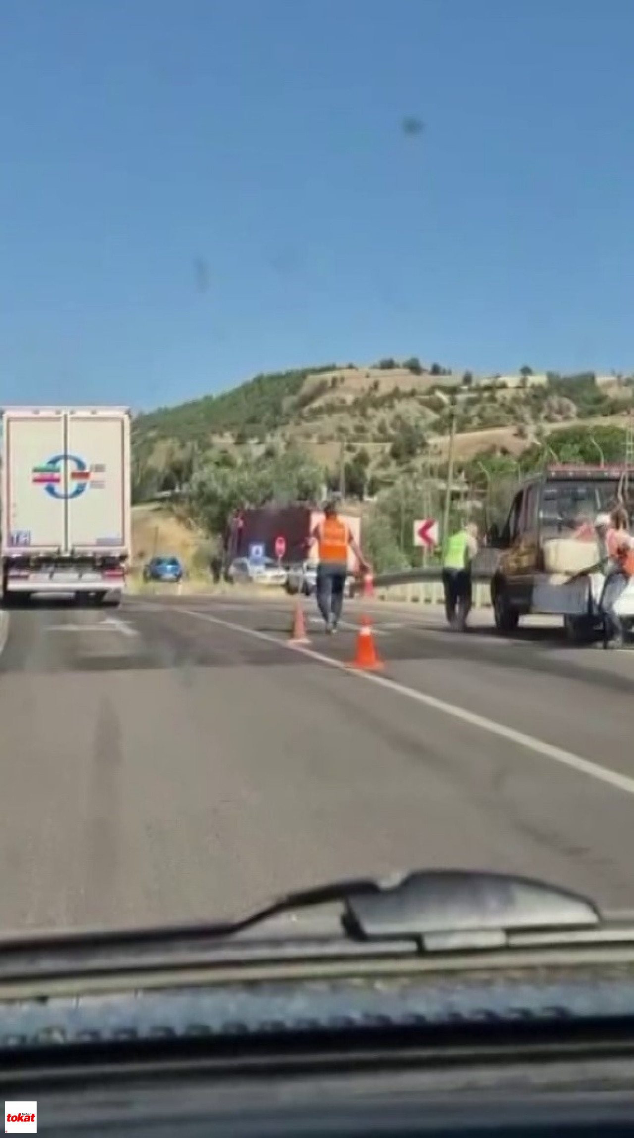 Sivas'ta Tır Yayalara Çarptı 1 Ölü, 1 Yararlı1
