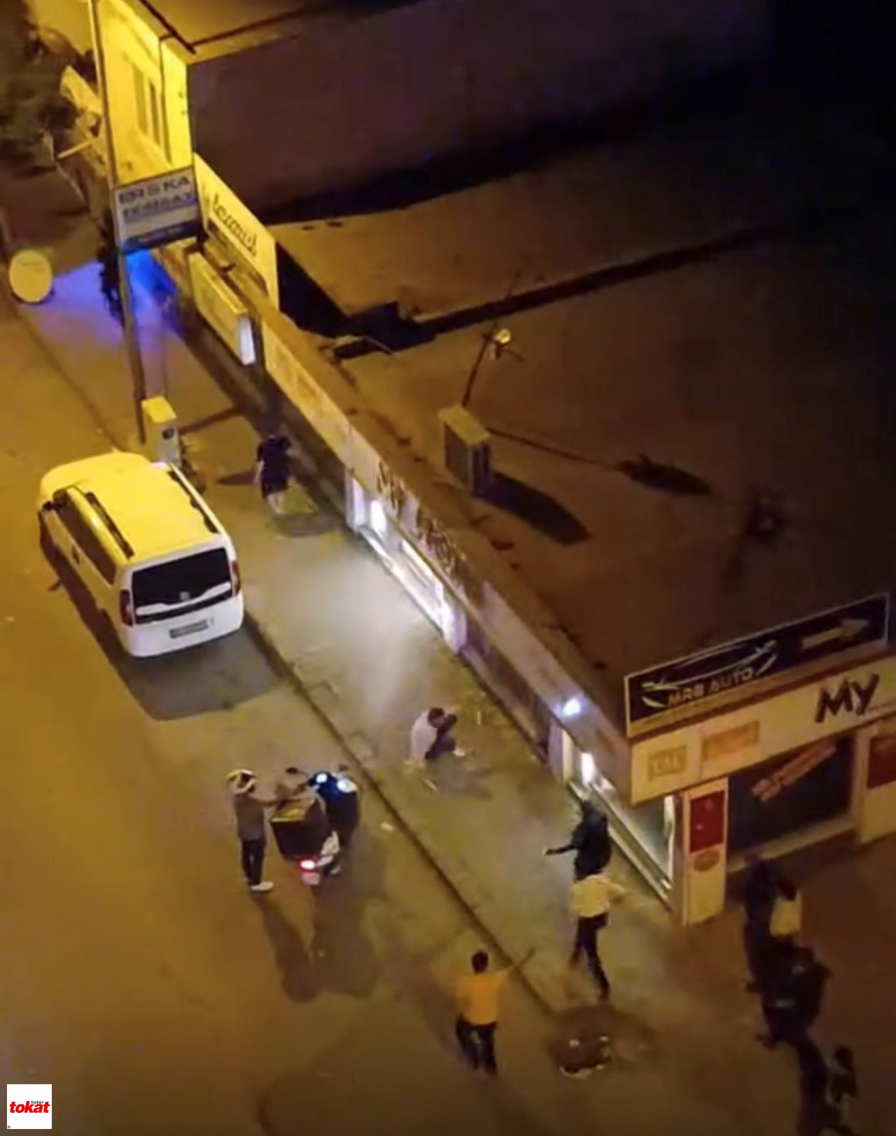Taşlı Sopalı Kavga Kamerada 10 Yaralı1