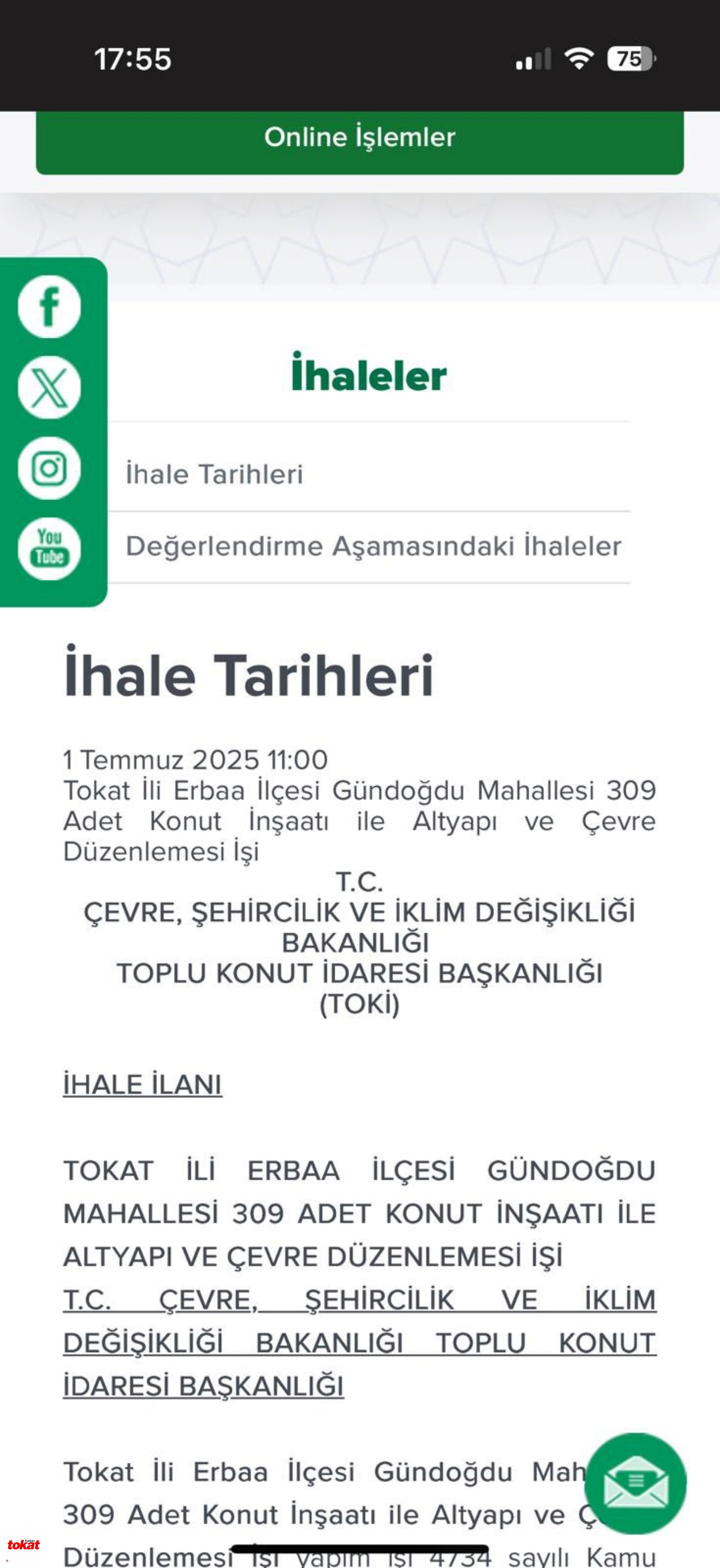 Toki Erbaa 309 Konut1