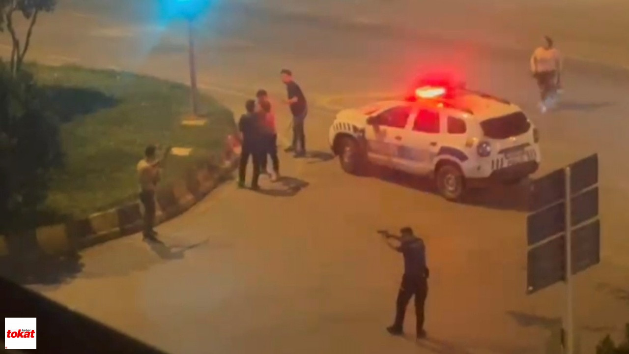 Silahlı Ve Sopalı Kavga Kamerada Polis Havaya Ateş Açtı1