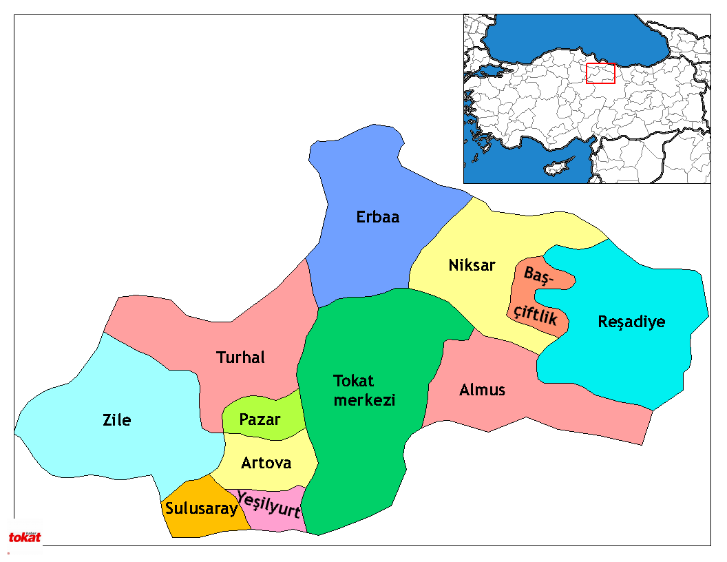 Tokat Districts