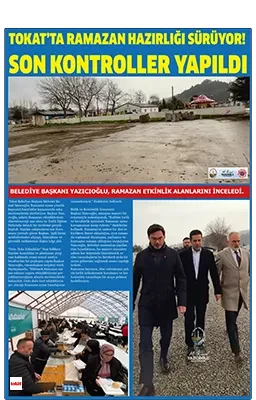 Tokat Belediyesi Ramazan hazırlığı