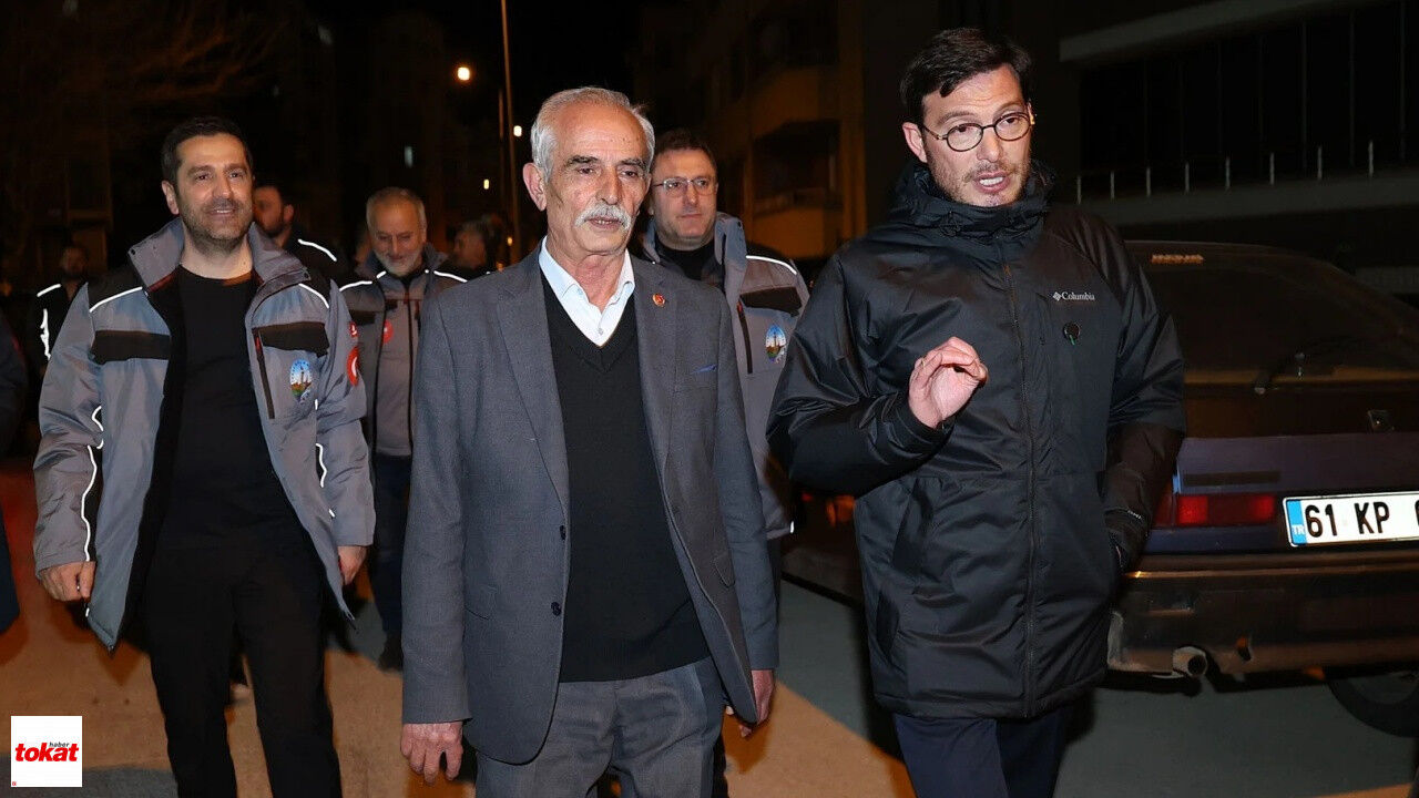 Tokat Başkan Yazıcıoğlu Gece Mesaisi
