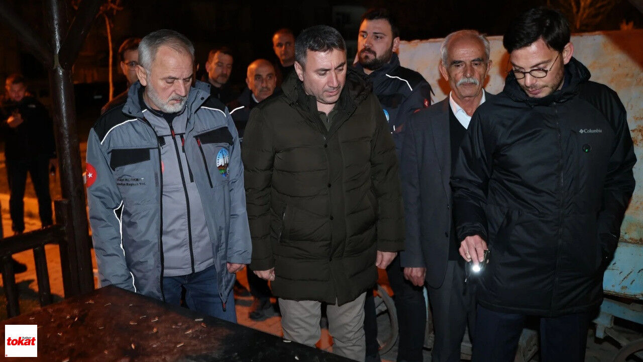 Tokat Başkan Yazıcıoğlu Gece Mesaisi2