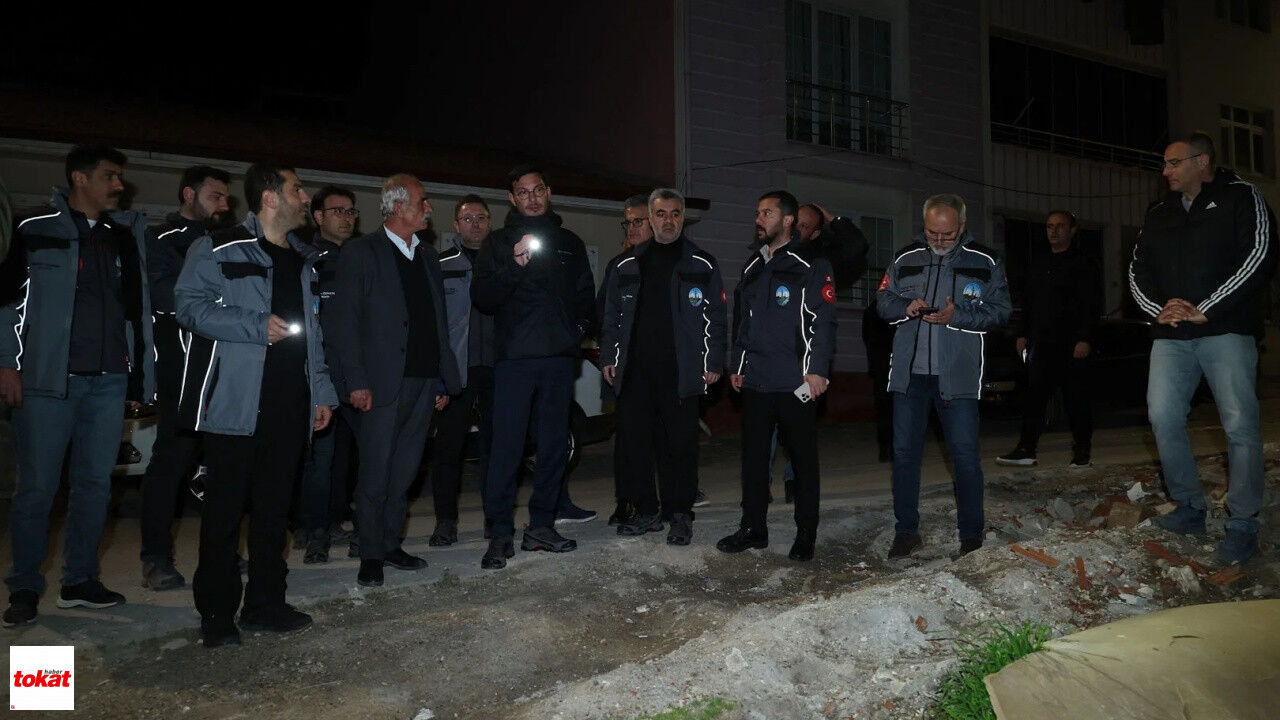 Tokat Başkan Yazıcıoğlu Gece Mesaisi5