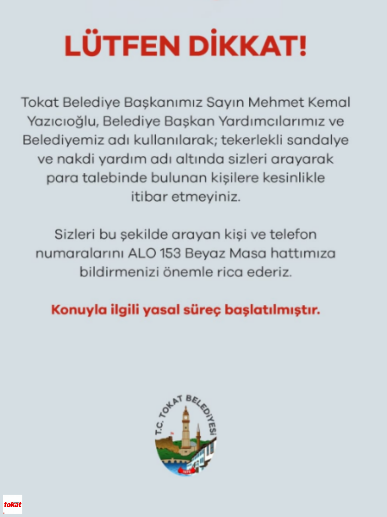 Dolandırıcı Duyuru
