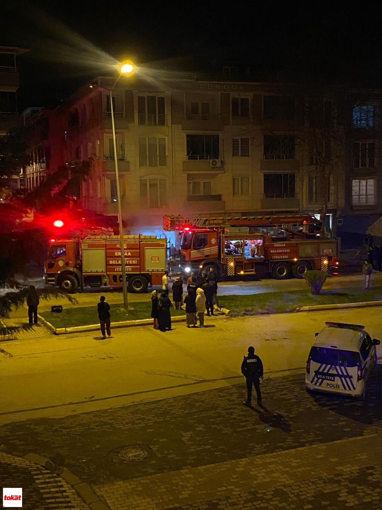 Erbaa Gece Yarısı Yangın
