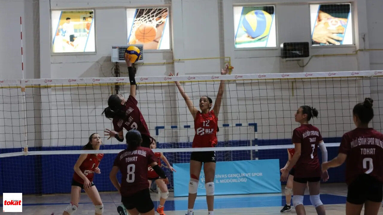 Tokat Milli Eğitim Spor Kulübü Kulüplerarası Midi Kızlar Voleybol Grup Müsabakaları Sivas1