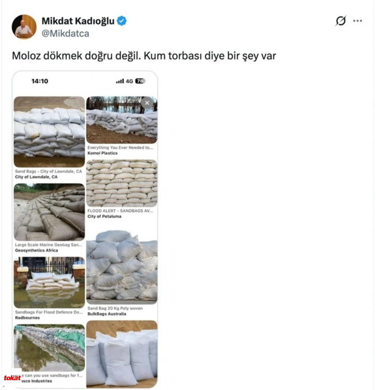 Prof. Dr. Mikdat Kadıoğlu Tokat Sel Uyarı1