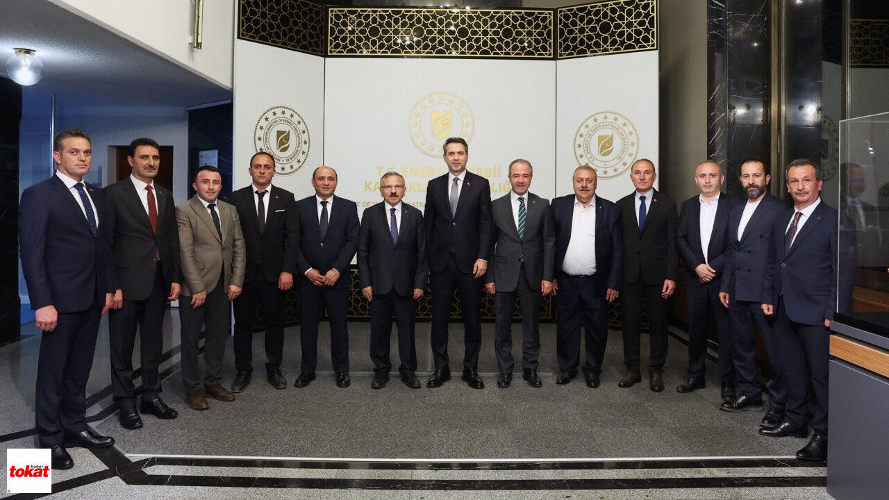 Tokat Heyeti Bakan Alparslan Bayraktar Ziyaret1