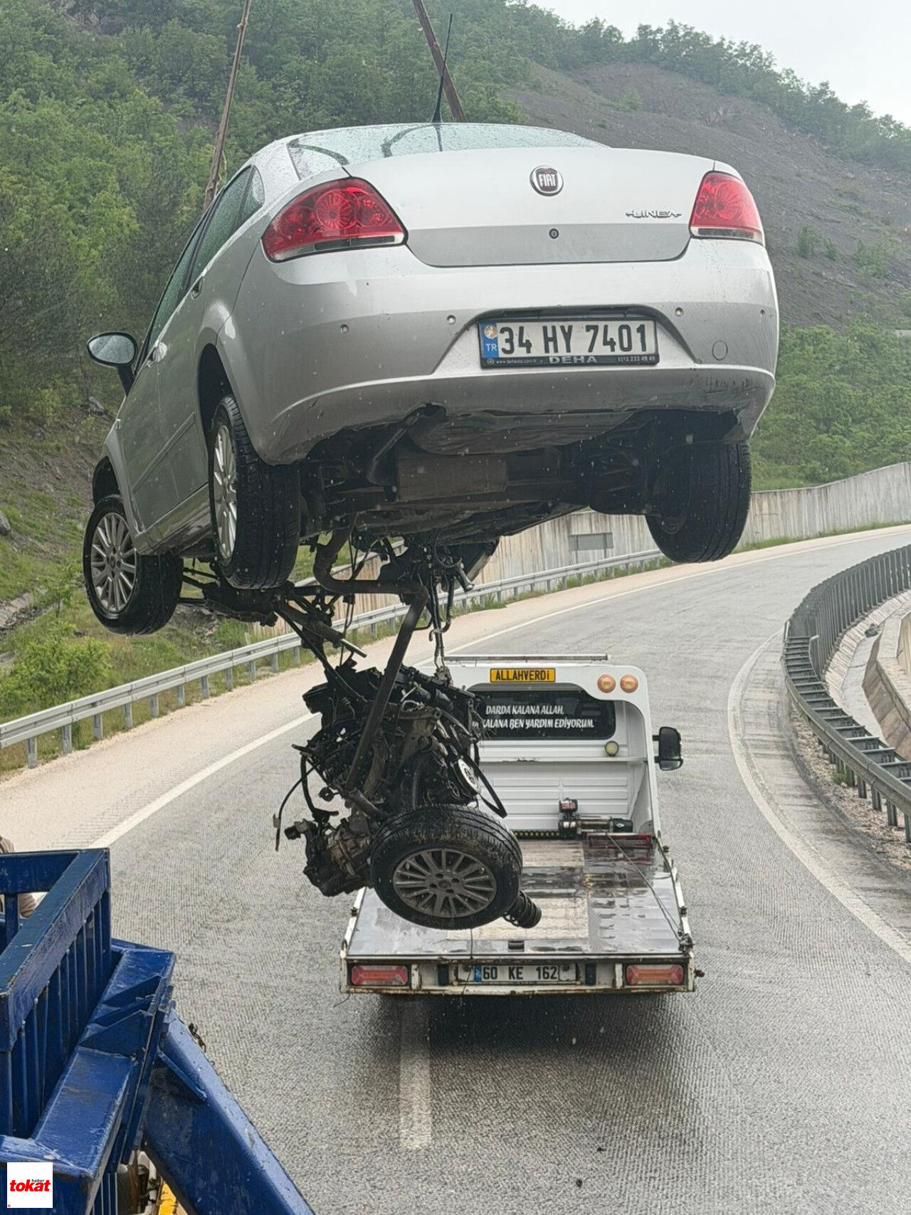 Tokat Reşadiye Yolu Kaza