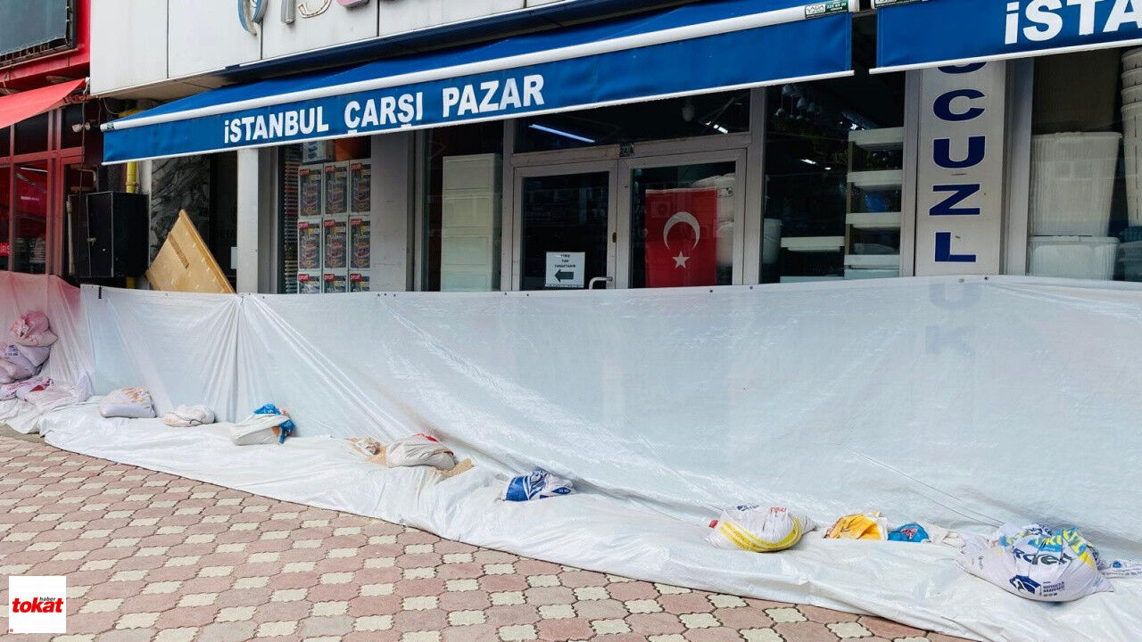Turhal’da Taşkına Karşı Alınan Önlemler Dikkat Çekmeye Devam Ediyor